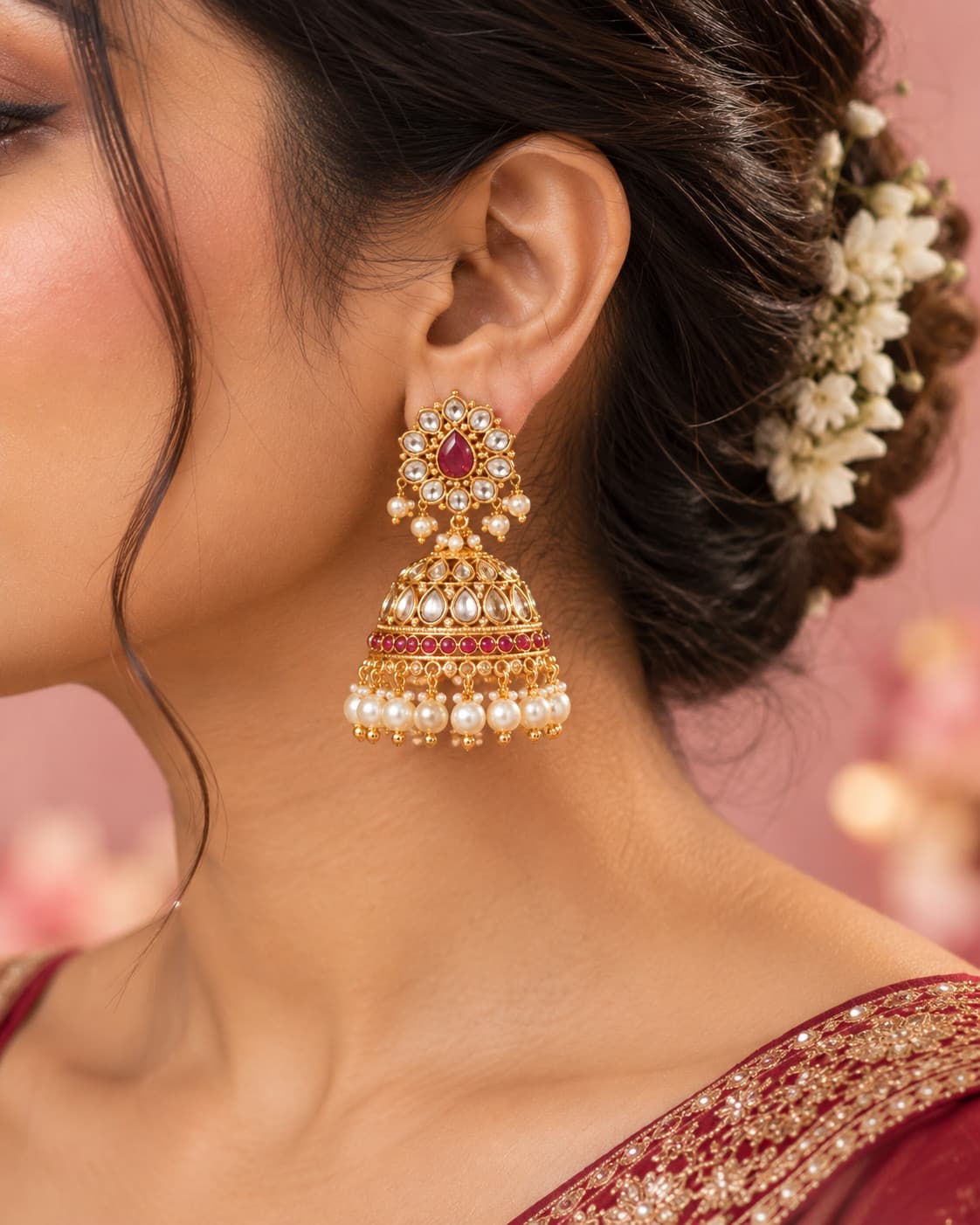 Earring close-up